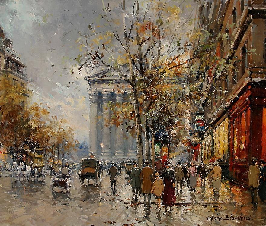 AB rue royal madeleine 5 Parisian Oil Paintings